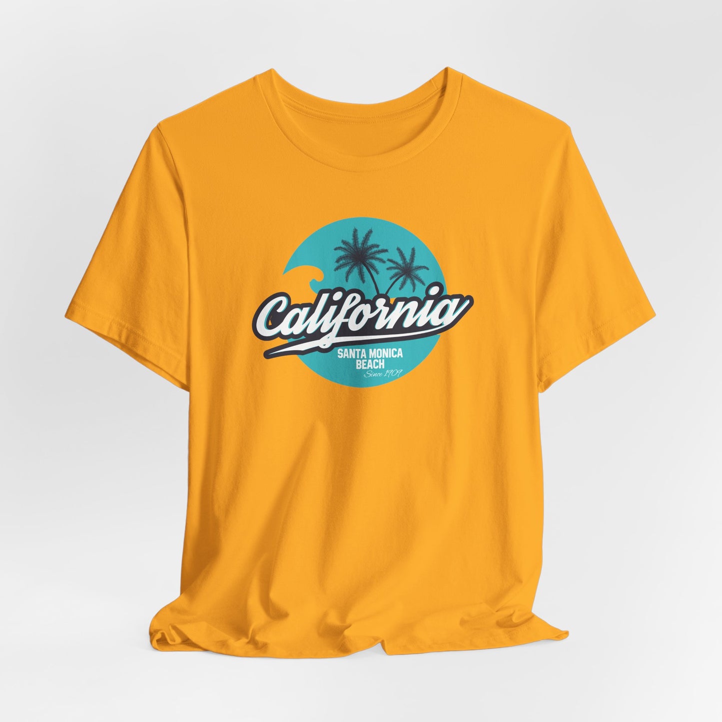 California Santa Monica Beach Unisex Jersey Short Sleeve Tee