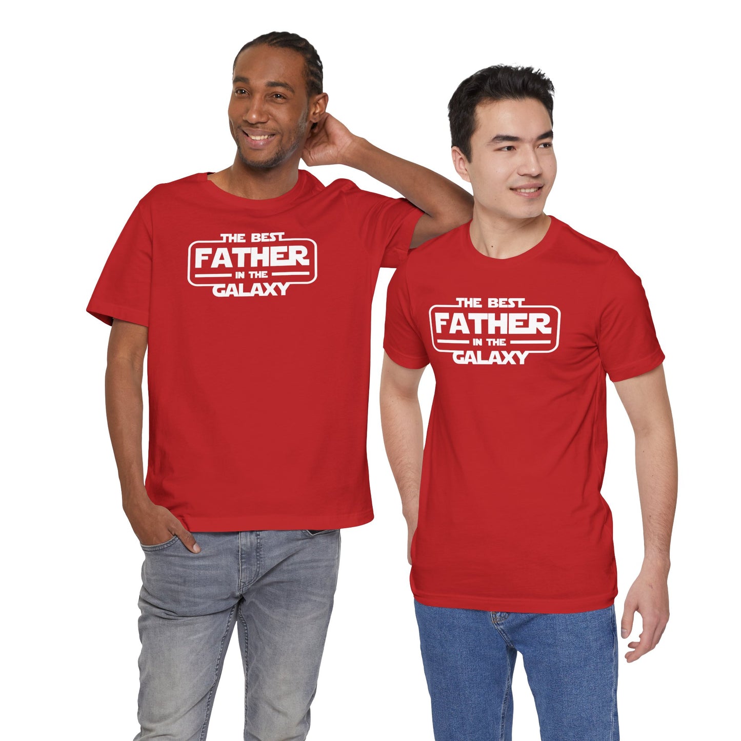 Best Father In The Galaxy Men's Jersey Short Sleeve Tee