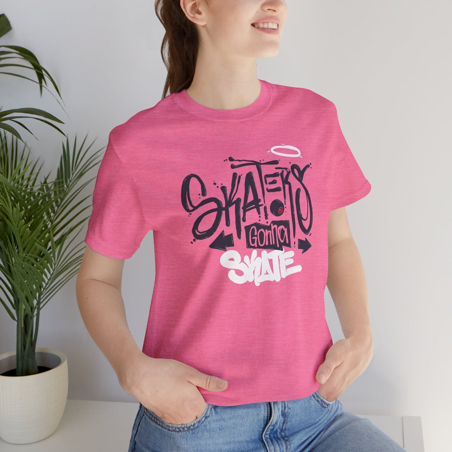 Skaters Gonna Skate Unisex Jersey Short Sleeve Tee