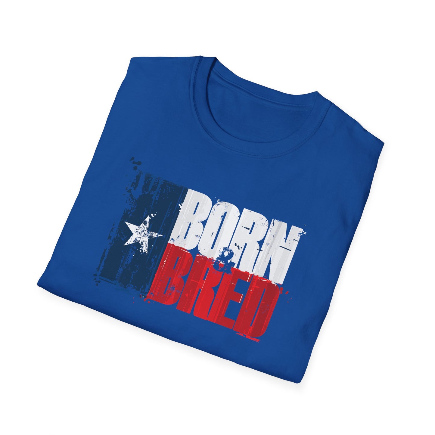 Texan Born & Bred Unisex Softstyle T-Shirt