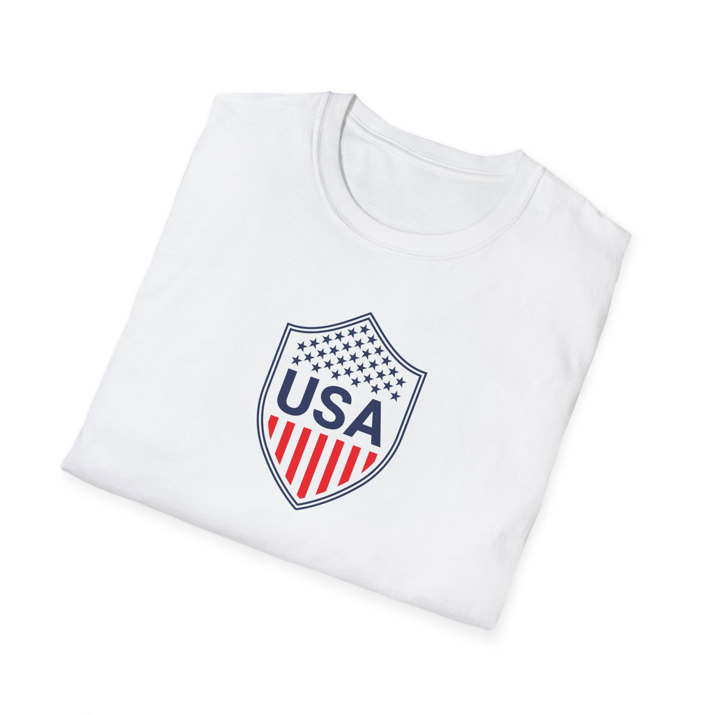 Patriotic Shield Unisex Softstyle T-Shirt