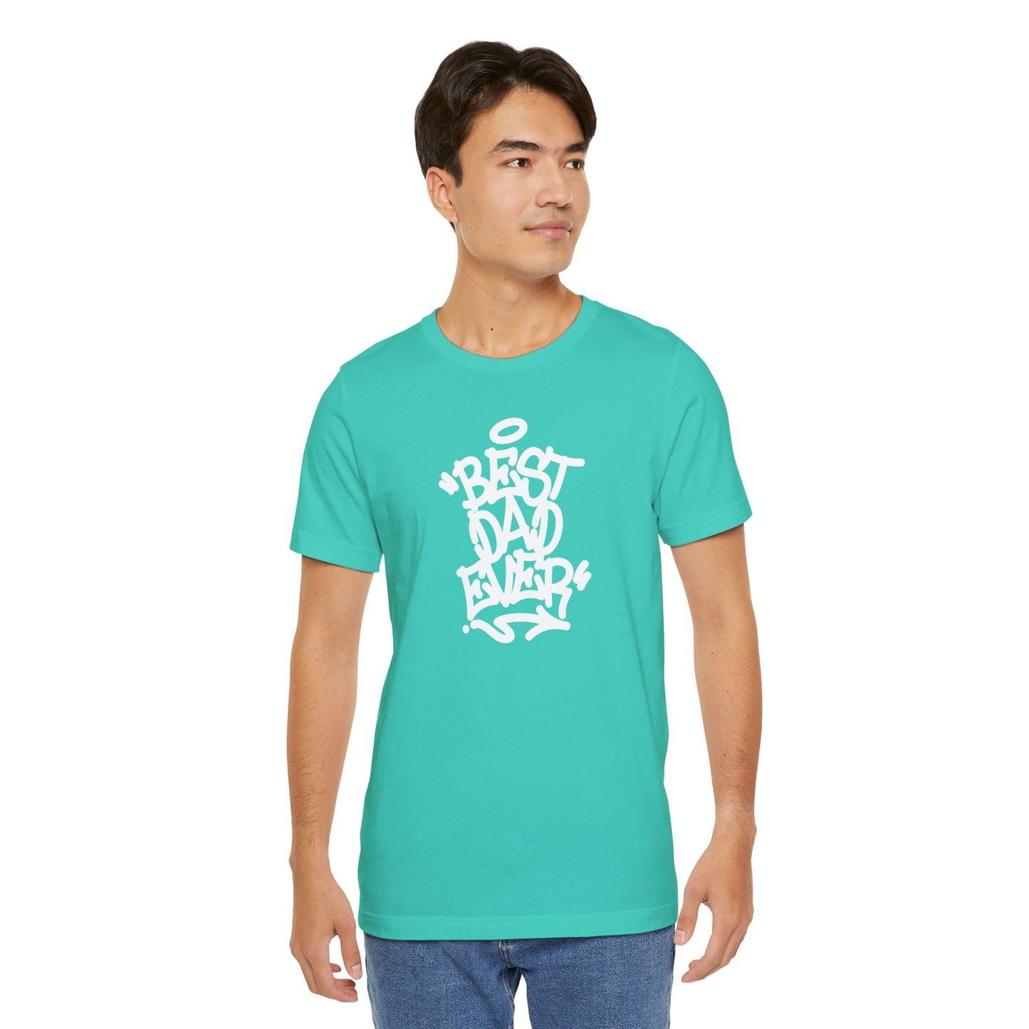 Best Dad Ever Men's Jersey Short Sleeve Tee