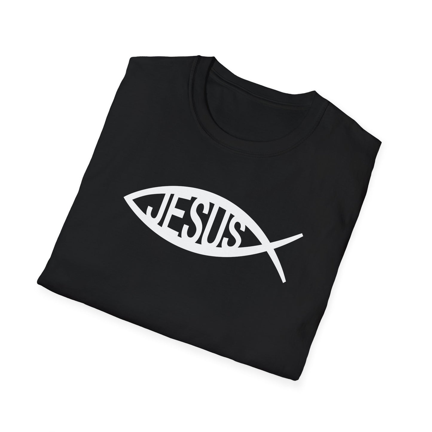 Jesus Fish Ichthys Softstyle T-Shirt