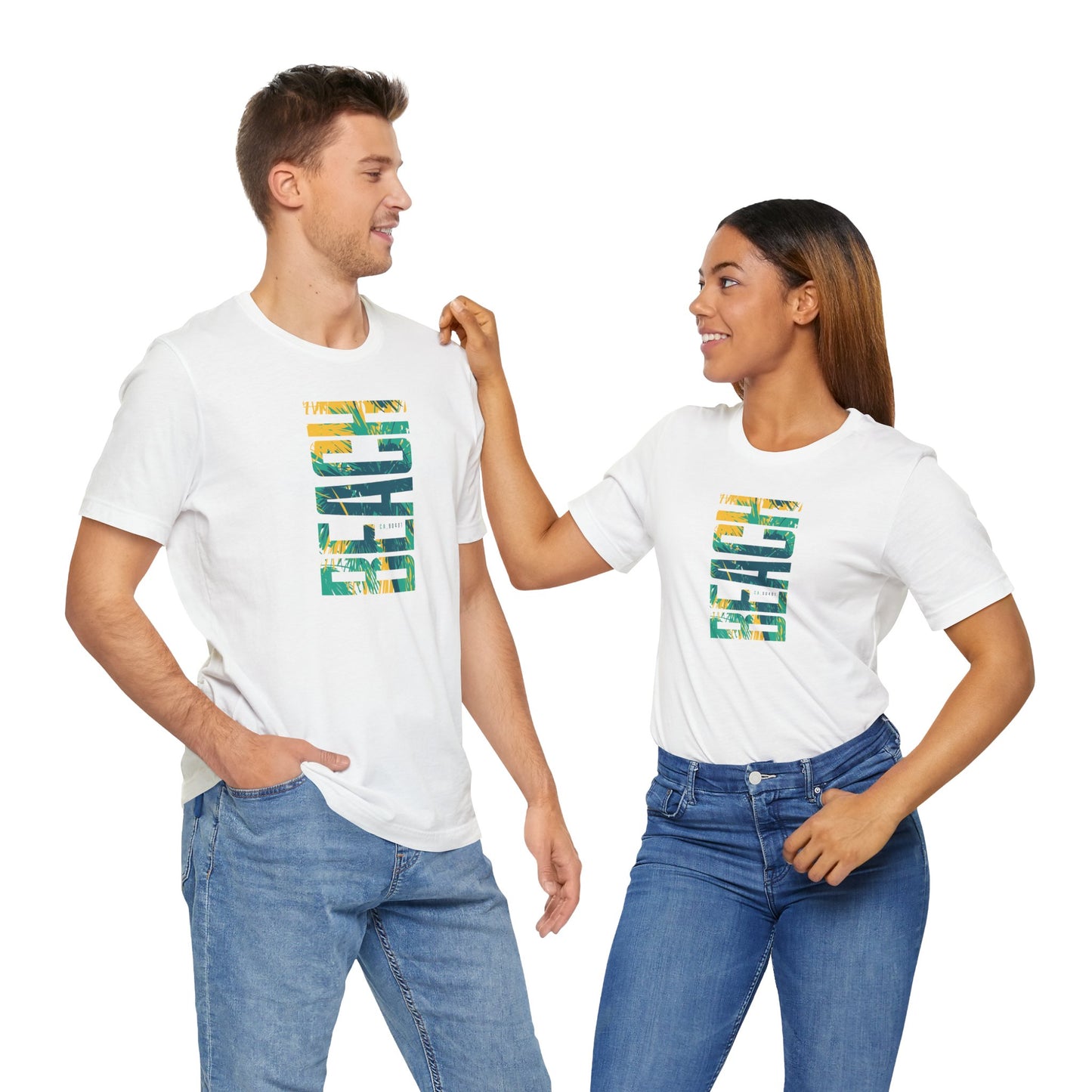 Beach Ca 90401 Unisex Jersey Short Sleeve Tee