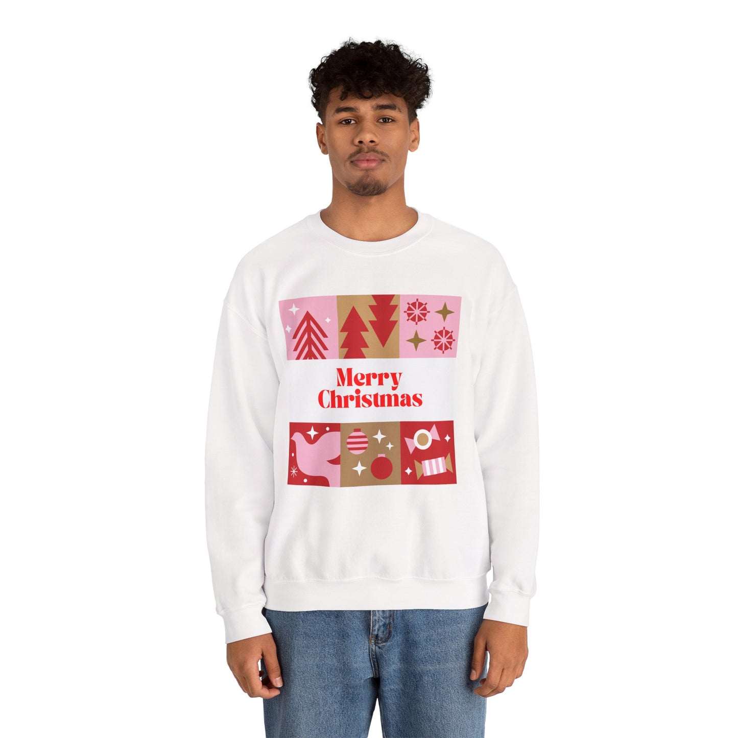 Christmas Montage ππβ¨ Unisex Heavy Blend Crewneck Sweatshirt