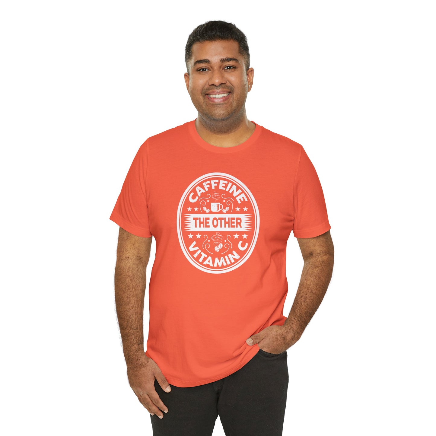 Caffeine The Other Vitamin C Unisex Jersey Short Sleeve Tee