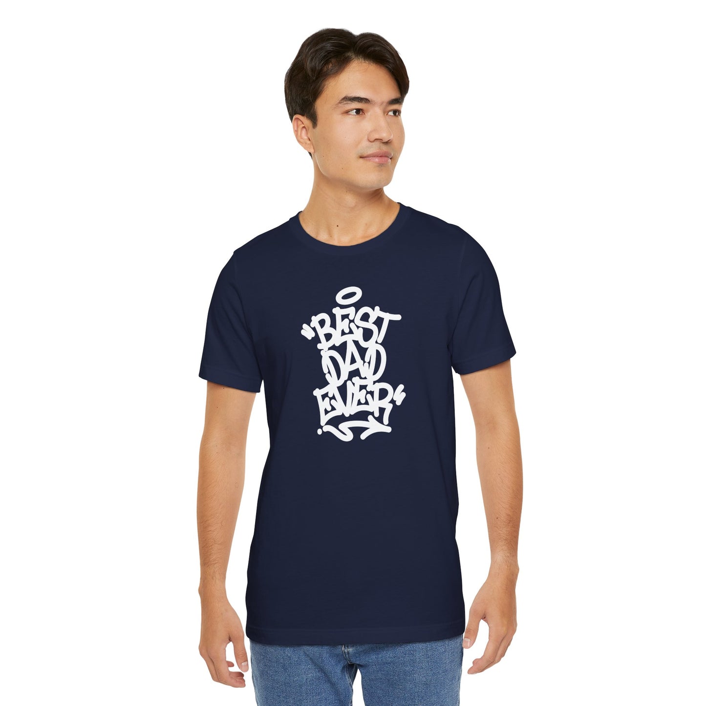 Best Dad Ever Men's Jersey Short Sleeve Tee