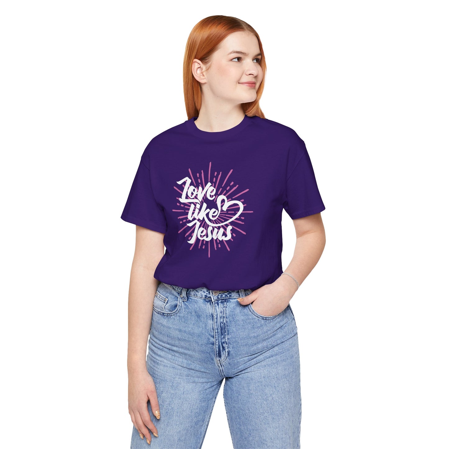 Love Like Jesus Unisex Jersey Short Sleeve Tee