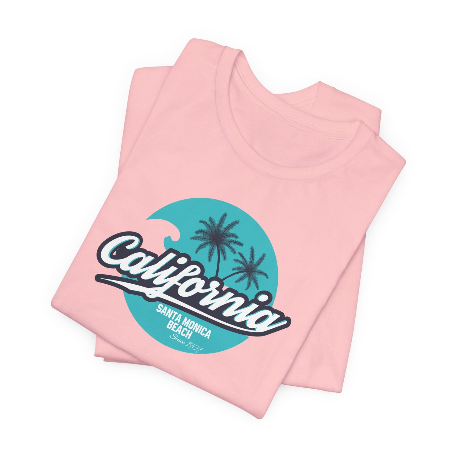 California Santa Monica Beach Unisex Jersey Short Sleeve Tee