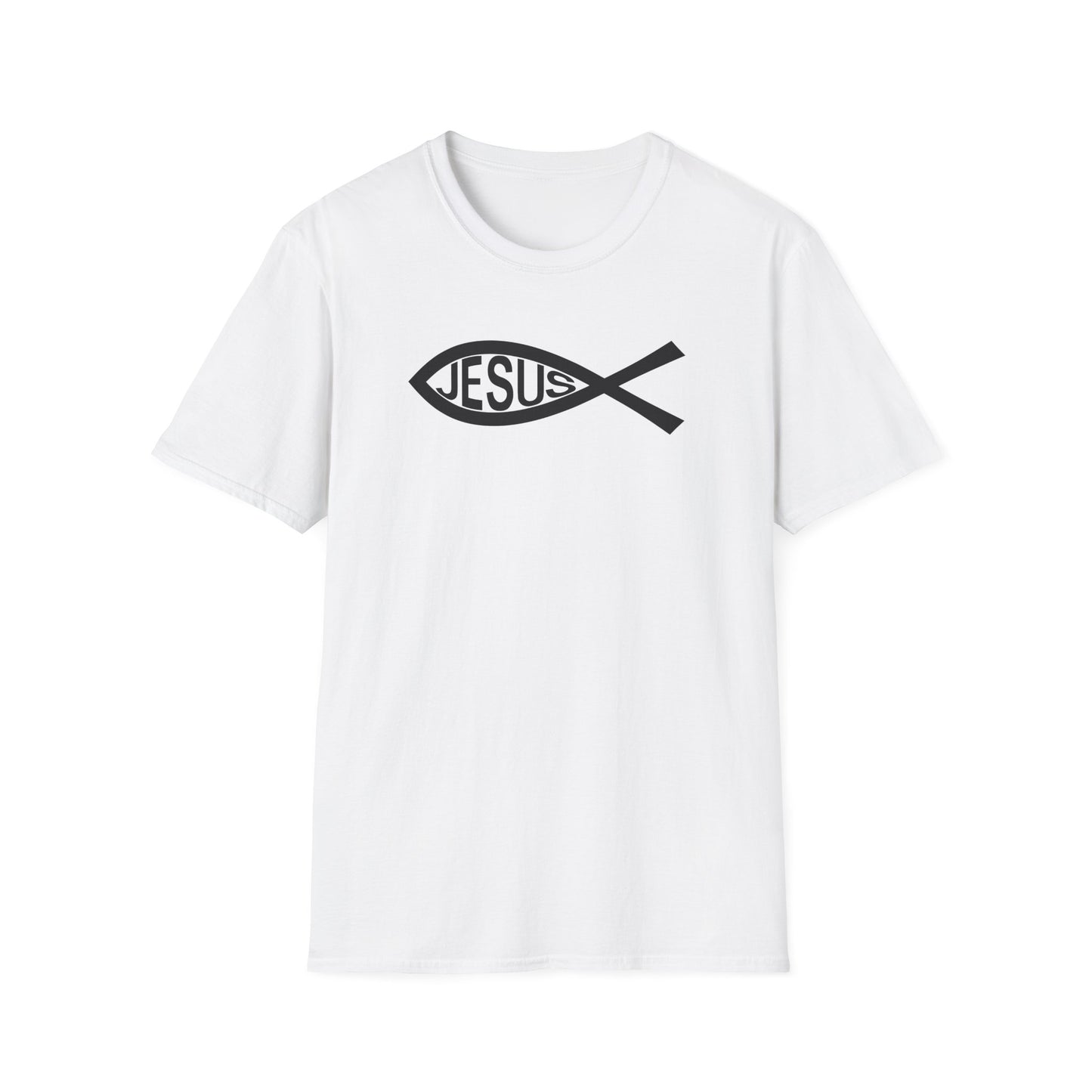 Jesus Fish Ichthys Softstyle T-Shirt