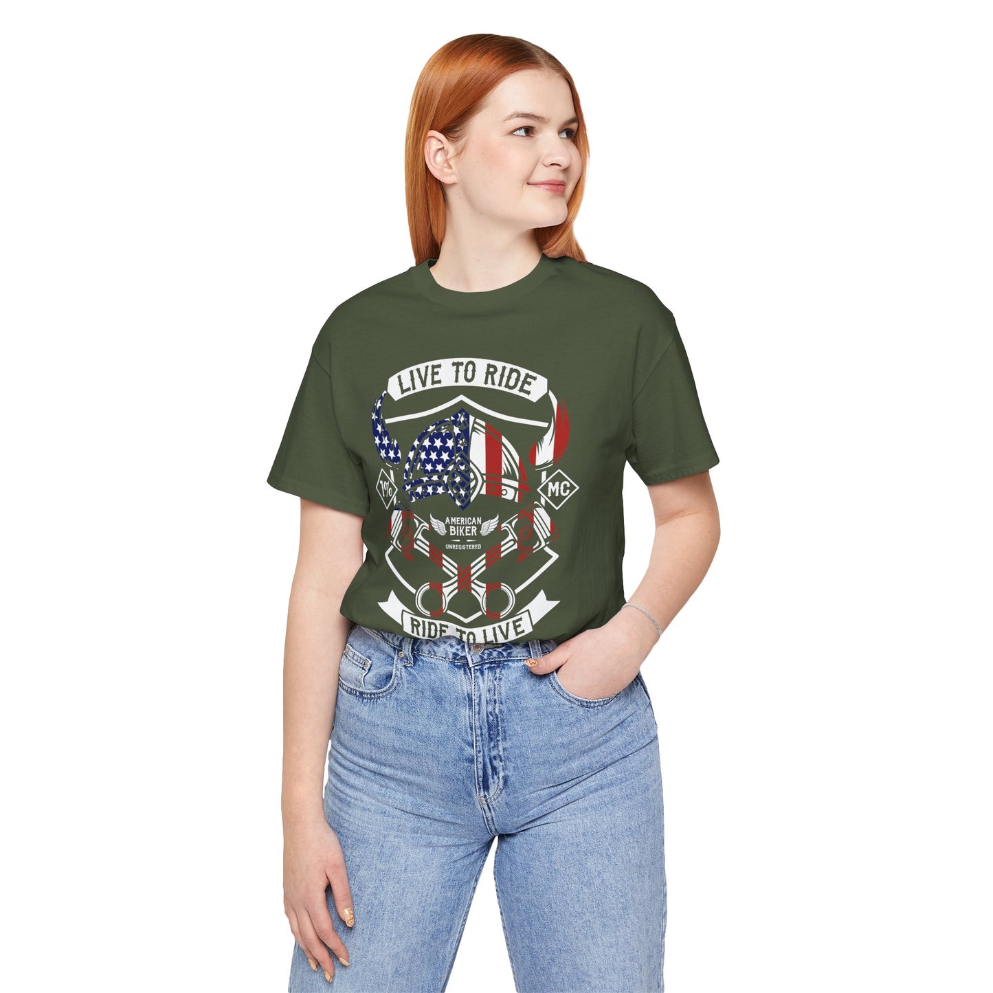Live To Ride Ride To Live 1% MC Unisex Jersey Short Sleeve Tee