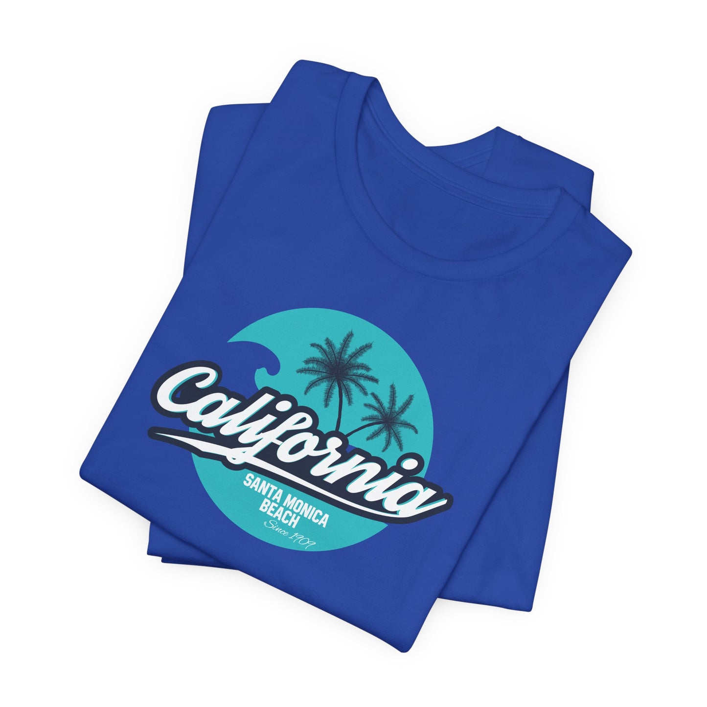 California Santa Monica Beach Unisex Jersey Short Sleeve Tee