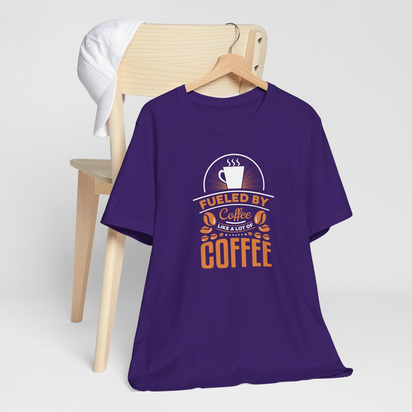 Fueled By Coffee Like A Lot Of Coffee Unisex Jersey Short Sleeve Tee