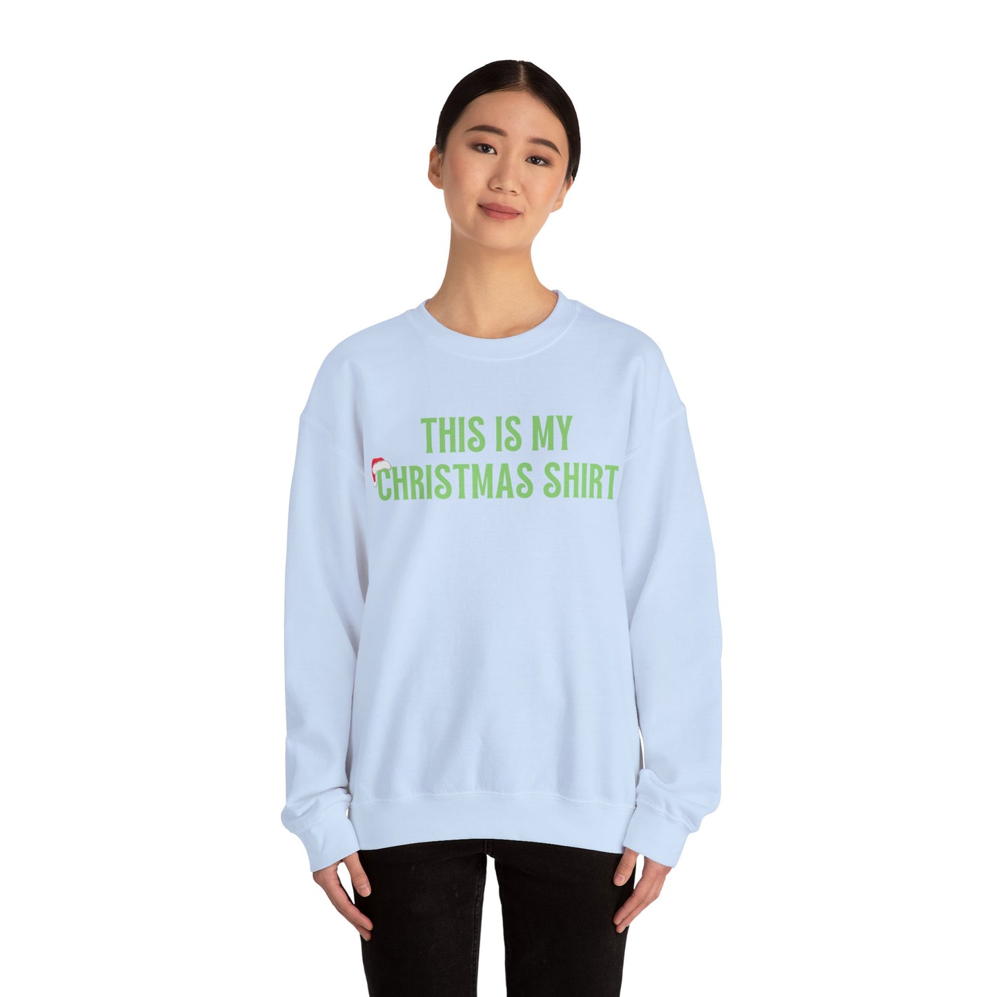 Unisex Heavy Blend Crewneck Sweatshirt This Is My Christmas Shirt πβ¨