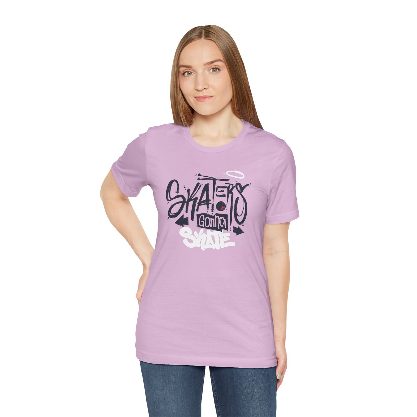 Skaters Gonna Skate Unisex Jersey Short Sleeve Tee
