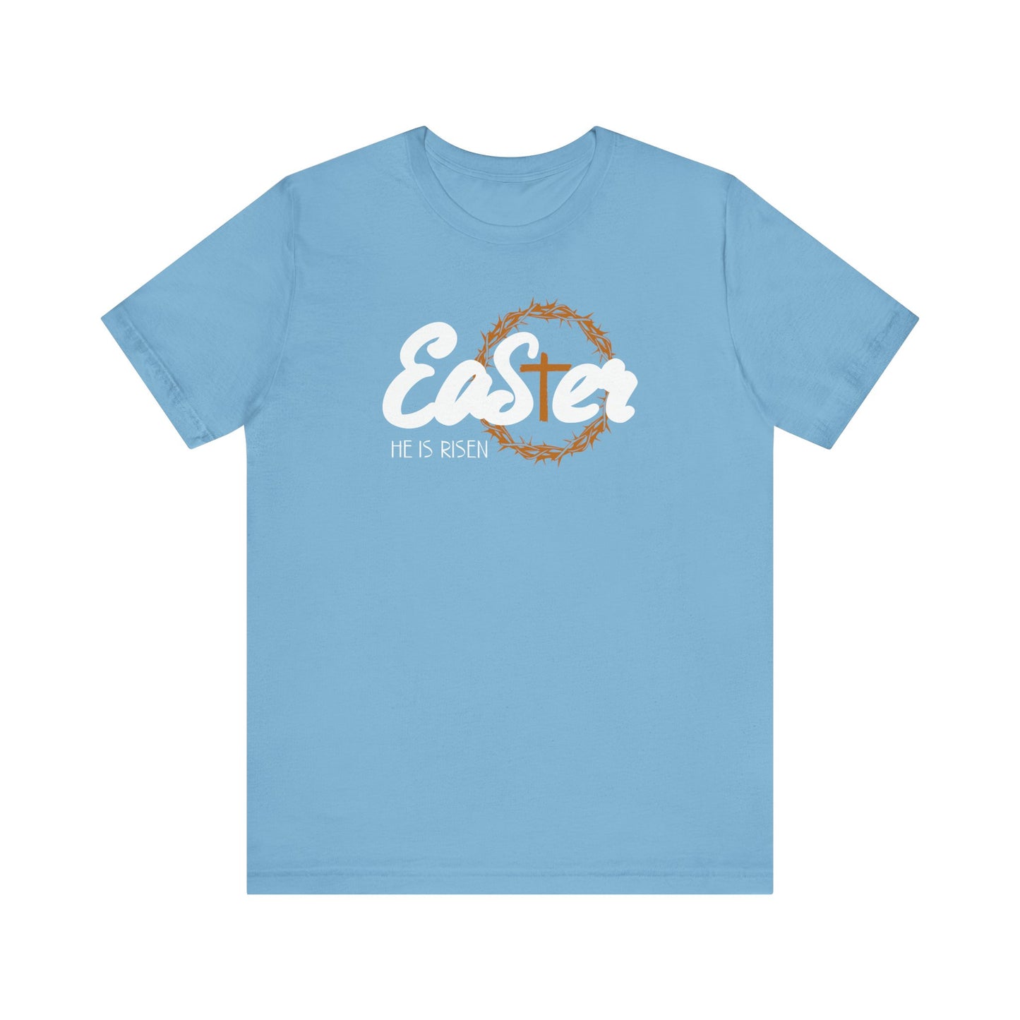 Easter He Is Risen Unisex Jersey Short Sleeve Tee