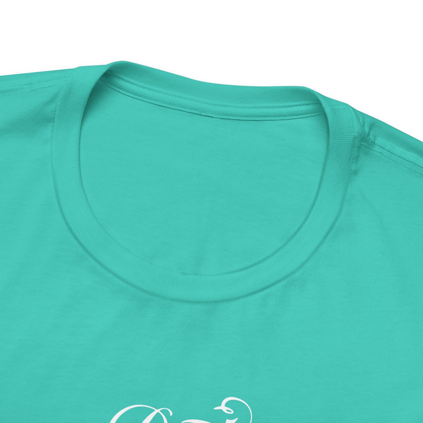 Don't Cry Because It's Over Smile Because It Happened Unisex Jersey Short Sleeve Tee