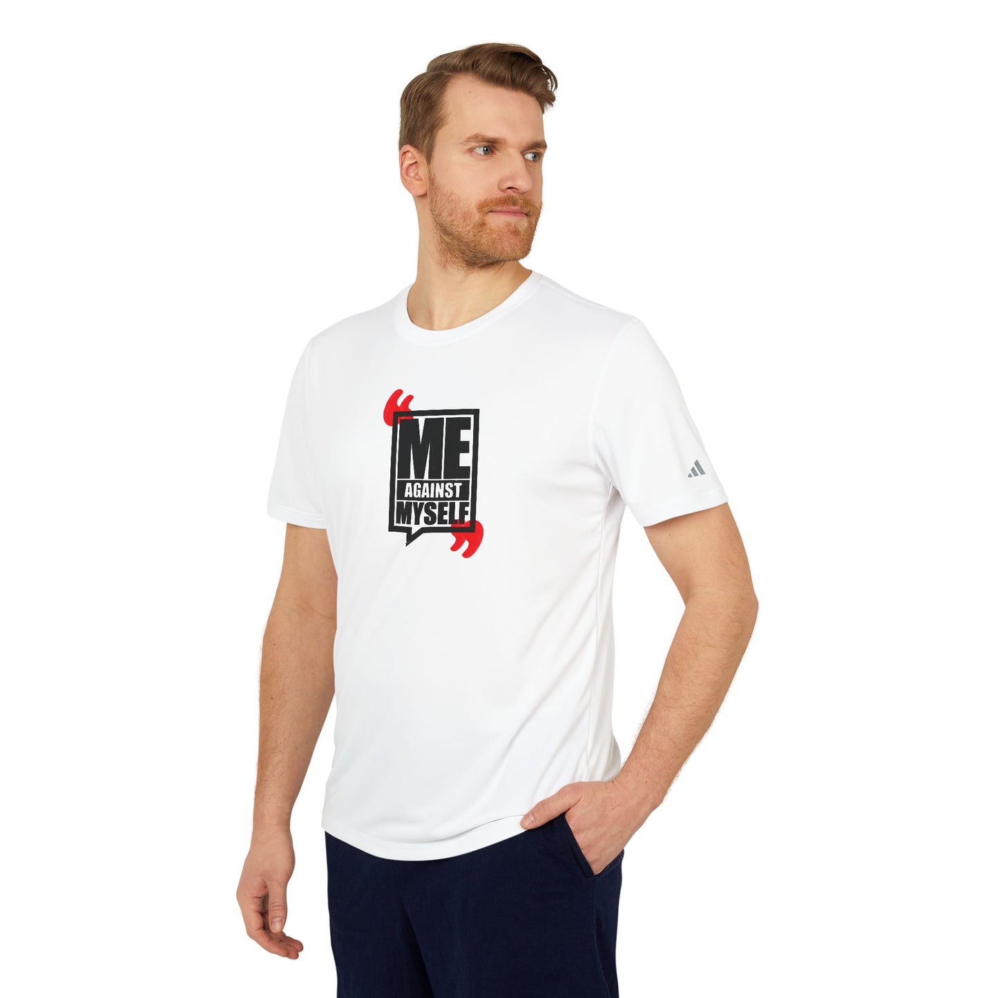 Me Against Myself Adidas Unisex Sport T-Shirt
