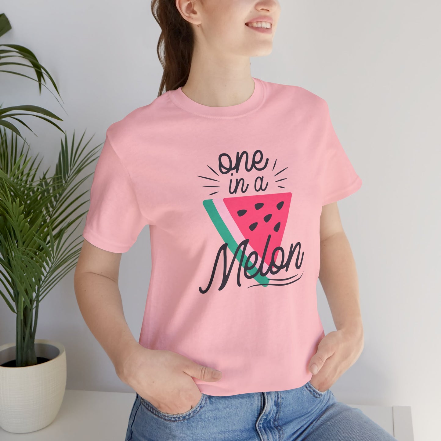 One In A Melon Unisex Jersey Short Sleeve Tee Soft Cotton