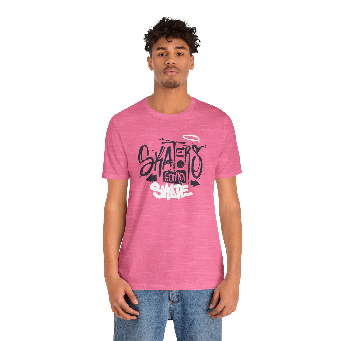 Skaters Gonna Skate Unisex Jersey Short Sleeve Tee