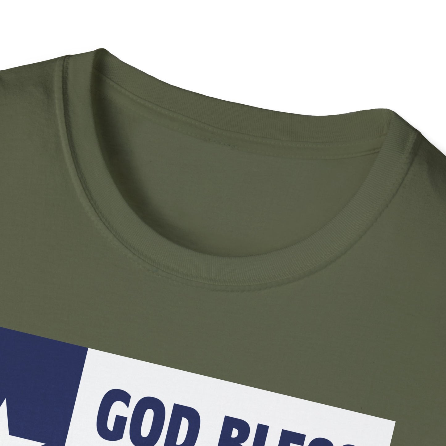 God Bless Texas Unisex Softstyle T-Shirt