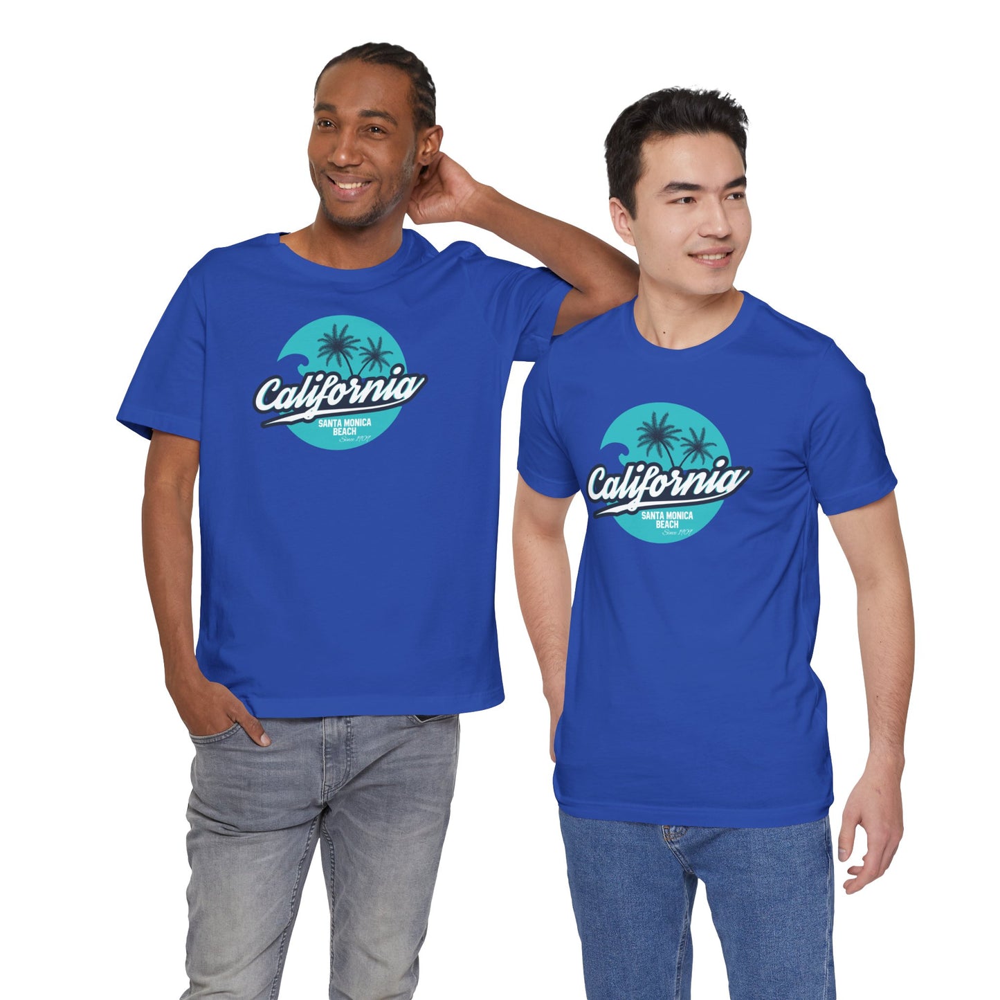 California Santa Monica Beach Unisex Jersey Short Sleeve Tee