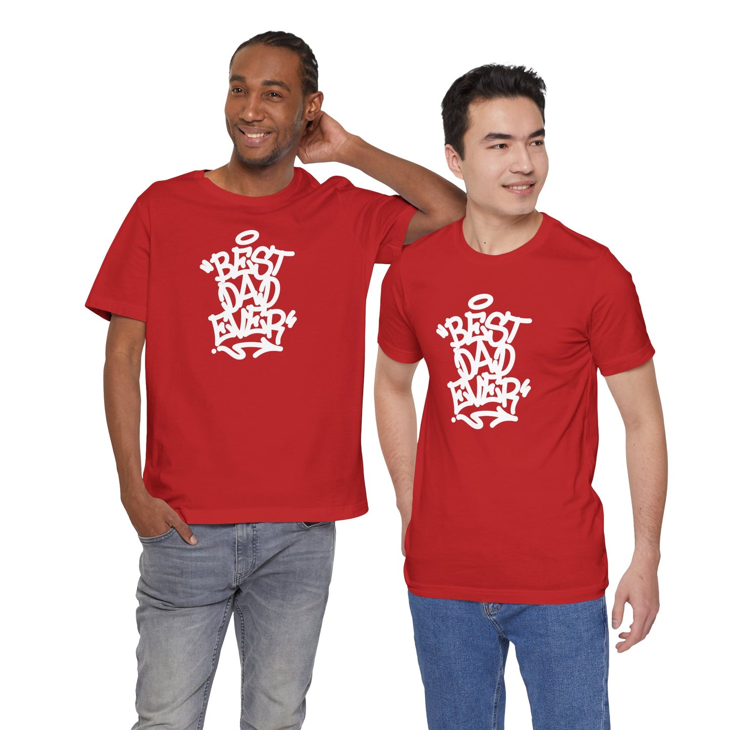 Best Dad Ever Men's Jersey Short Sleeve Tee