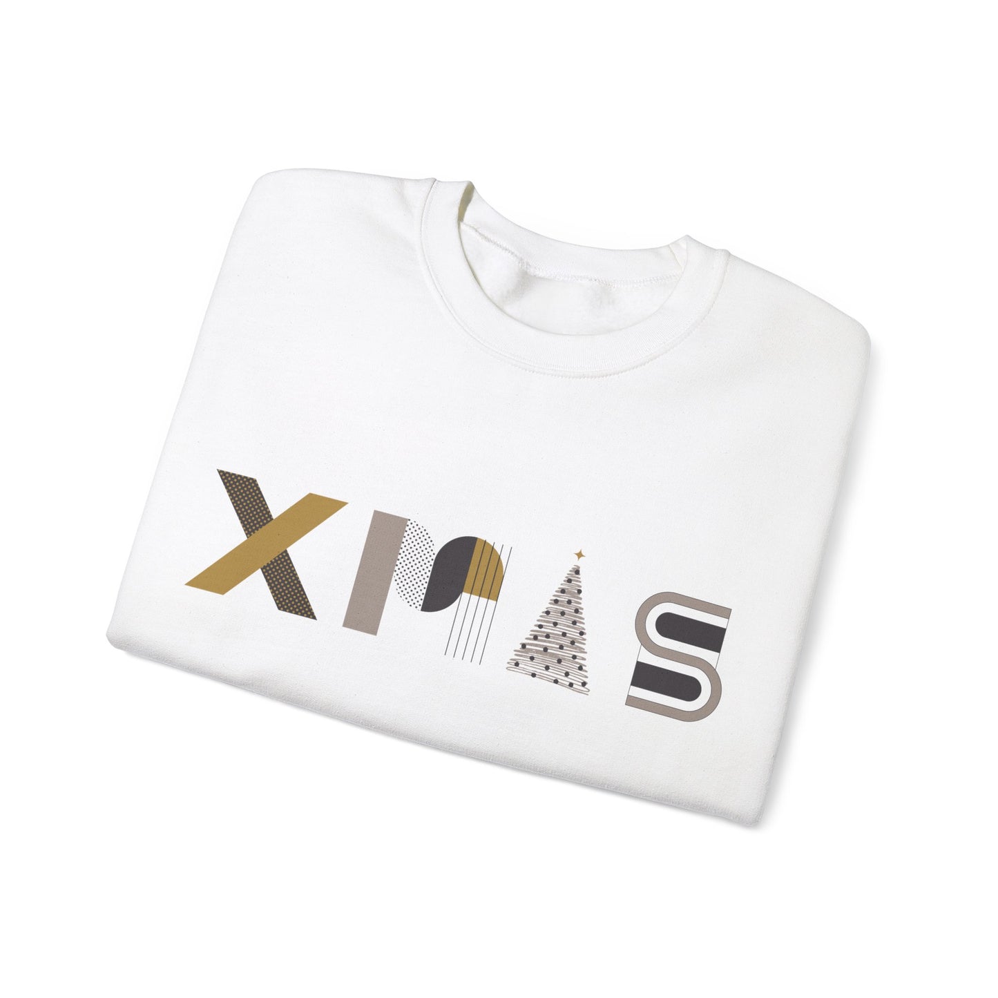 Unisex Heavy Blend Crewneck Sweatshirt Stylish XMAS Typography πβ¨