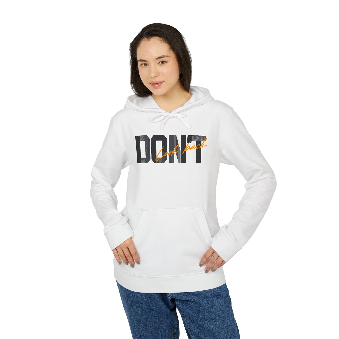 Don't Look Back Adidas Unisex Cozy Fleece Hoodie