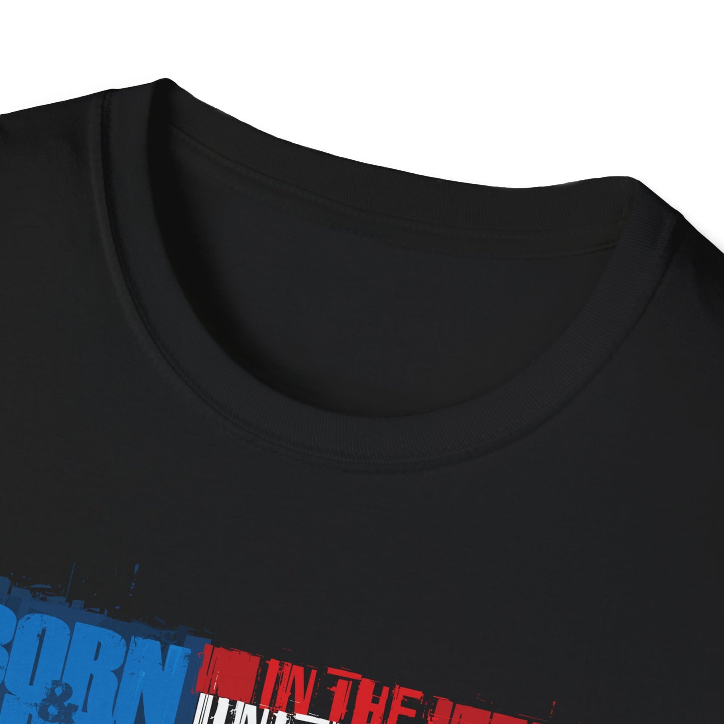 Born & Bred In The USA Unisex Softstyle T-Shirt