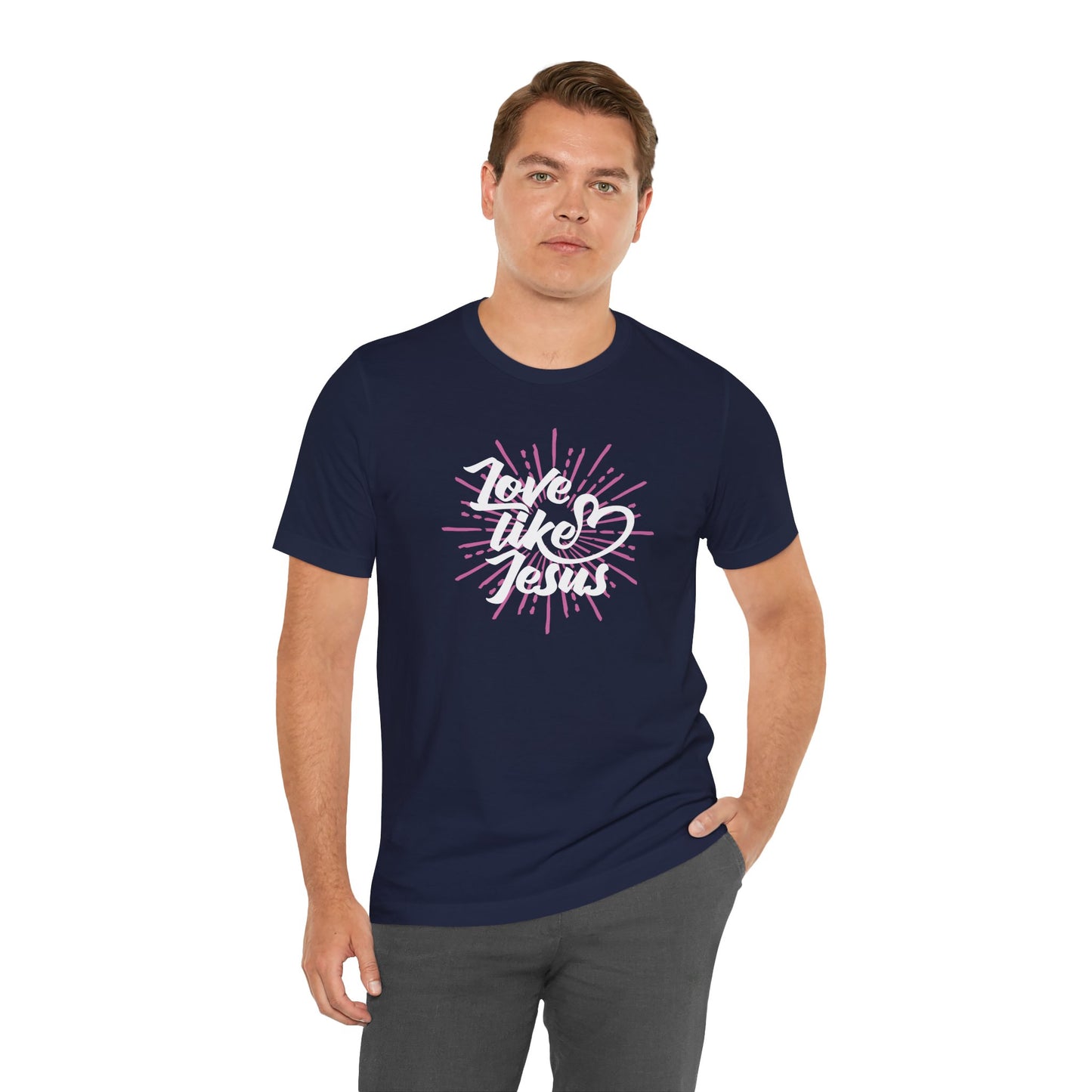 Love Like Jesus Unisex Jersey Short Sleeve Tee