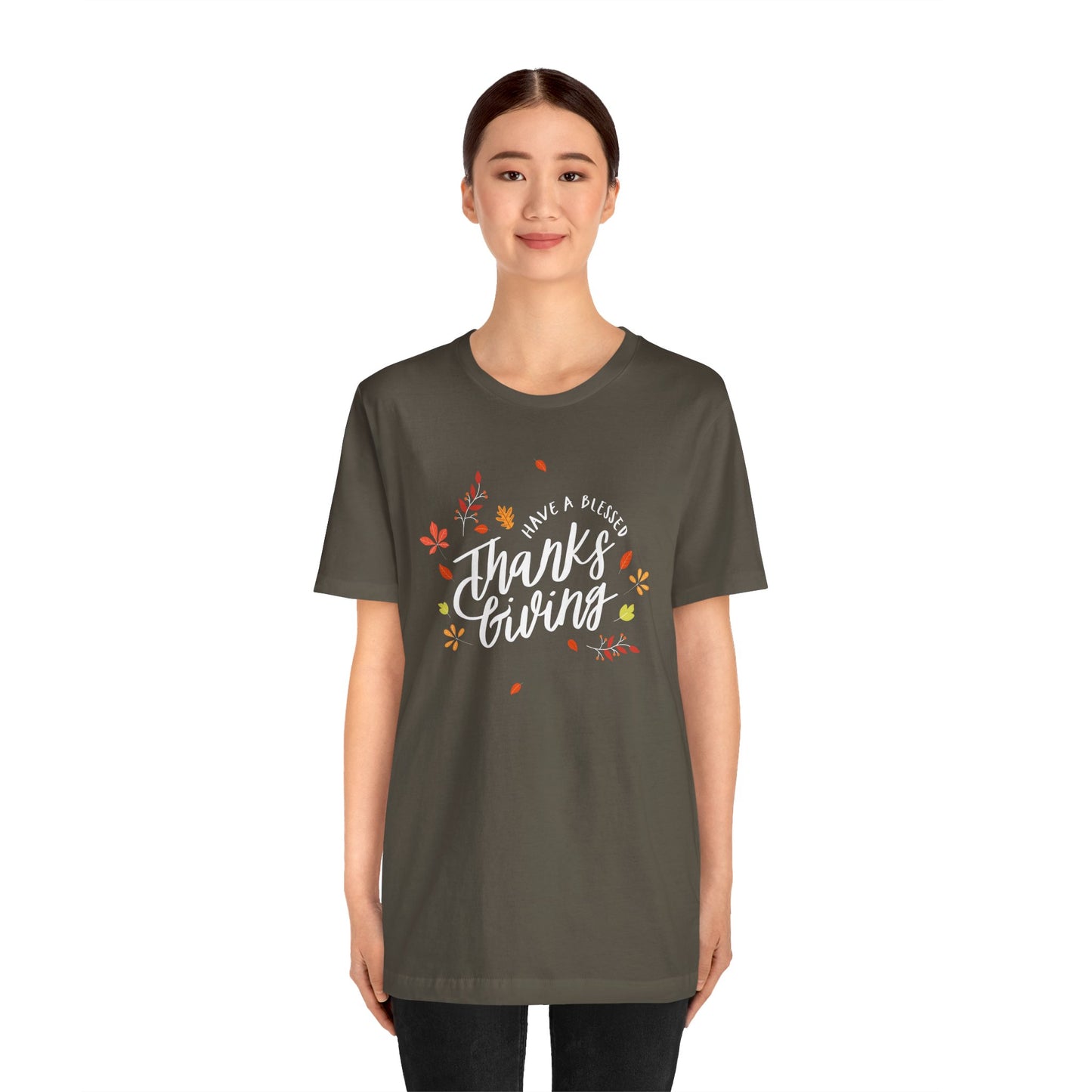 Have A Blessed Thanksgiving Unisex Jersey Short Sleeve Tee