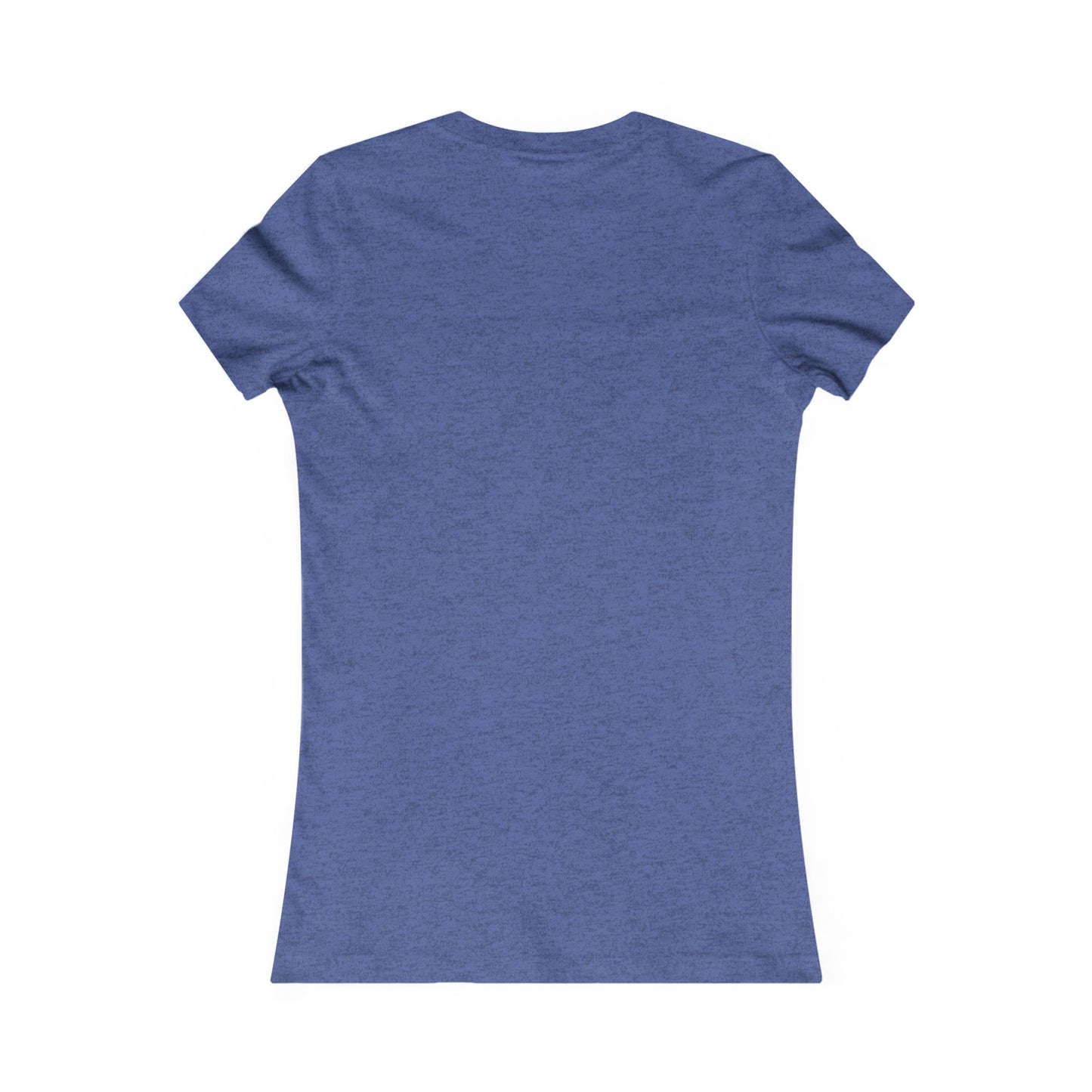 Women's Favorite T-Shirt "Petals of Joy" Playful 5-Petal Flower Design White Print