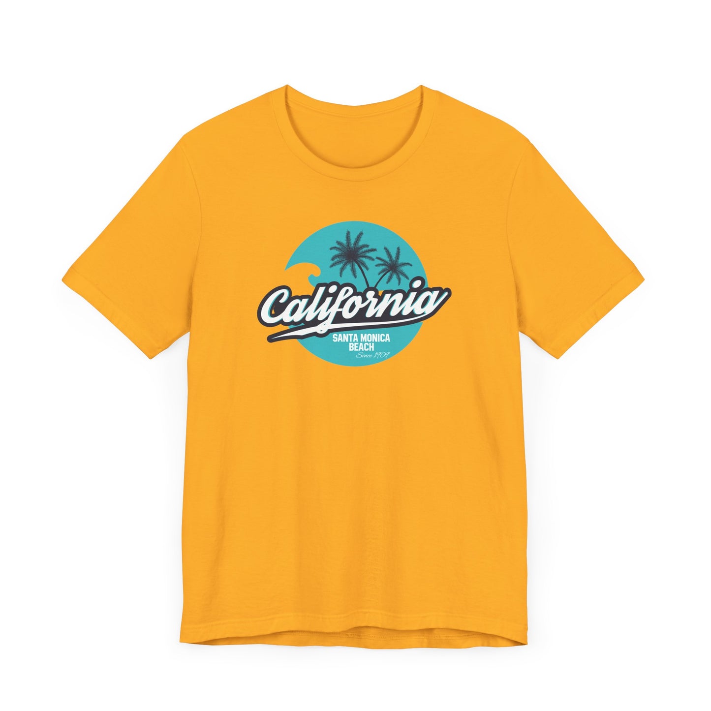 California Santa Monica Beach Unisex Jersey Short Sleeve Tee