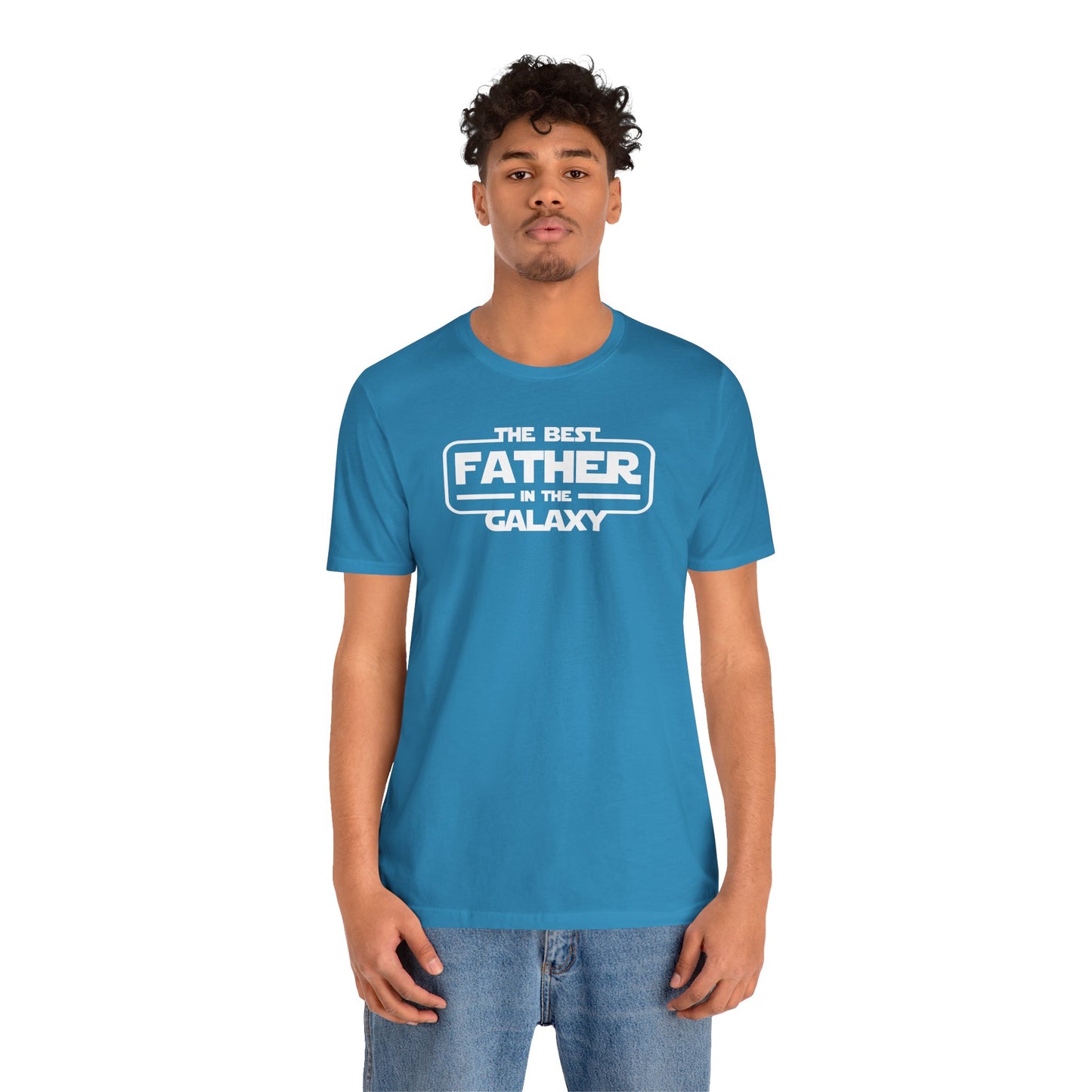 Best Father In The Galaxy Men's Jersey Short Sleeve Tee