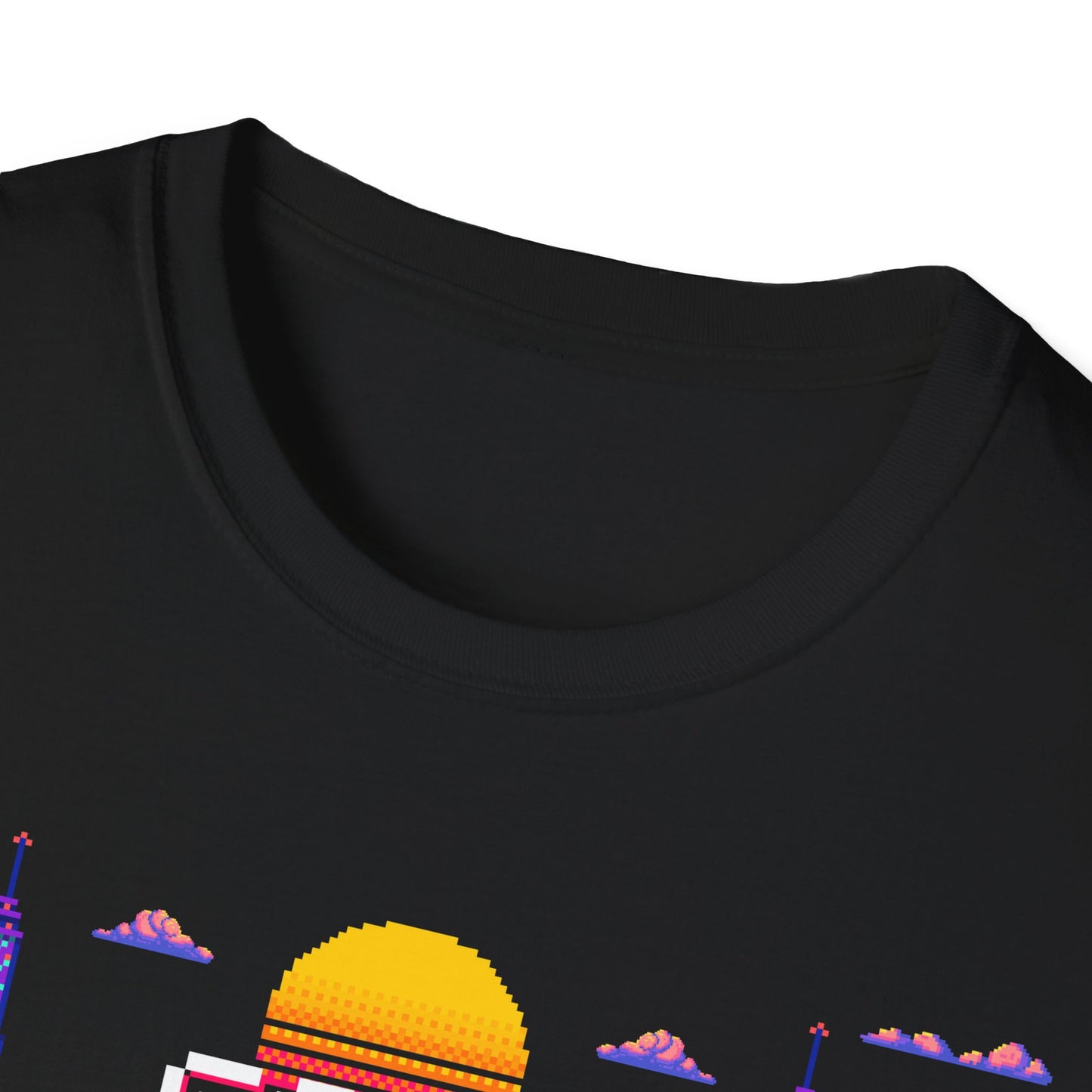 Game Over Sunset Showdown Unisex Softstyle T-Shirt
