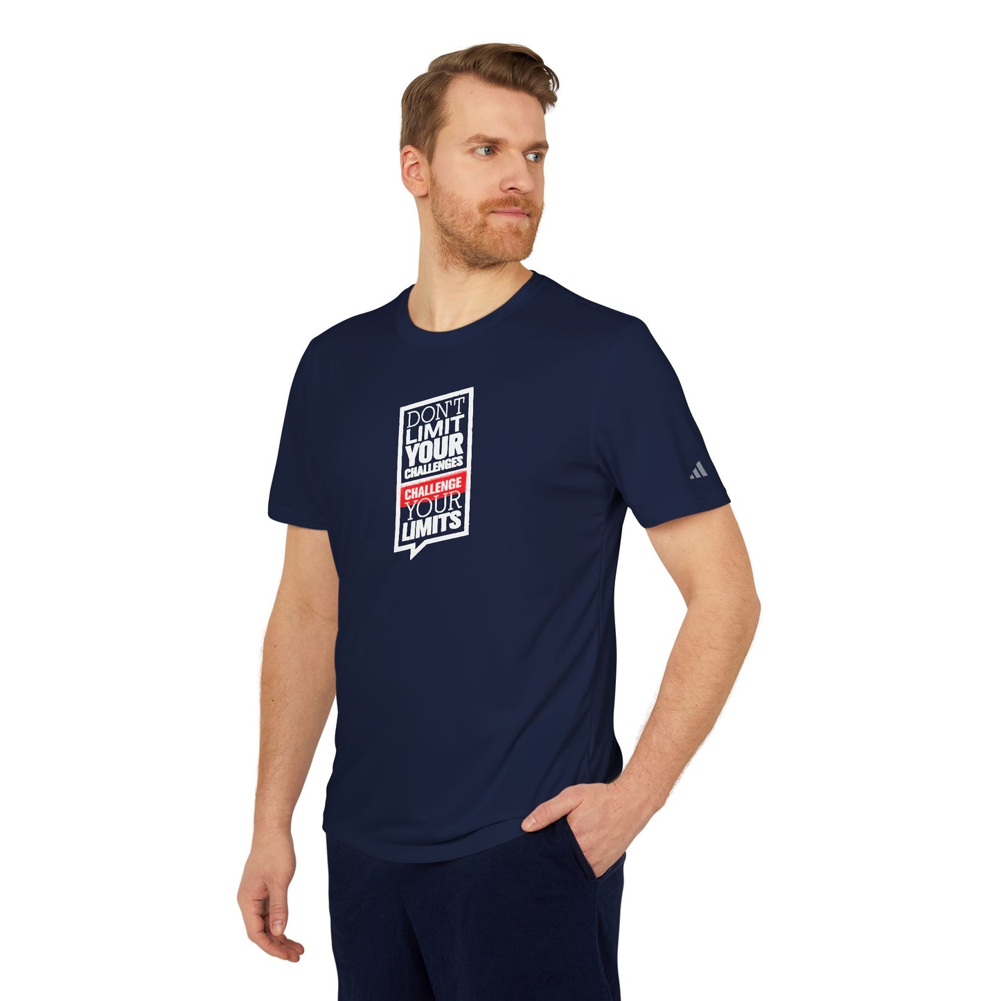 Don't Limit Your Challenges Challenge Your Limits Adidas Unisex Believe Sport T-Shirt