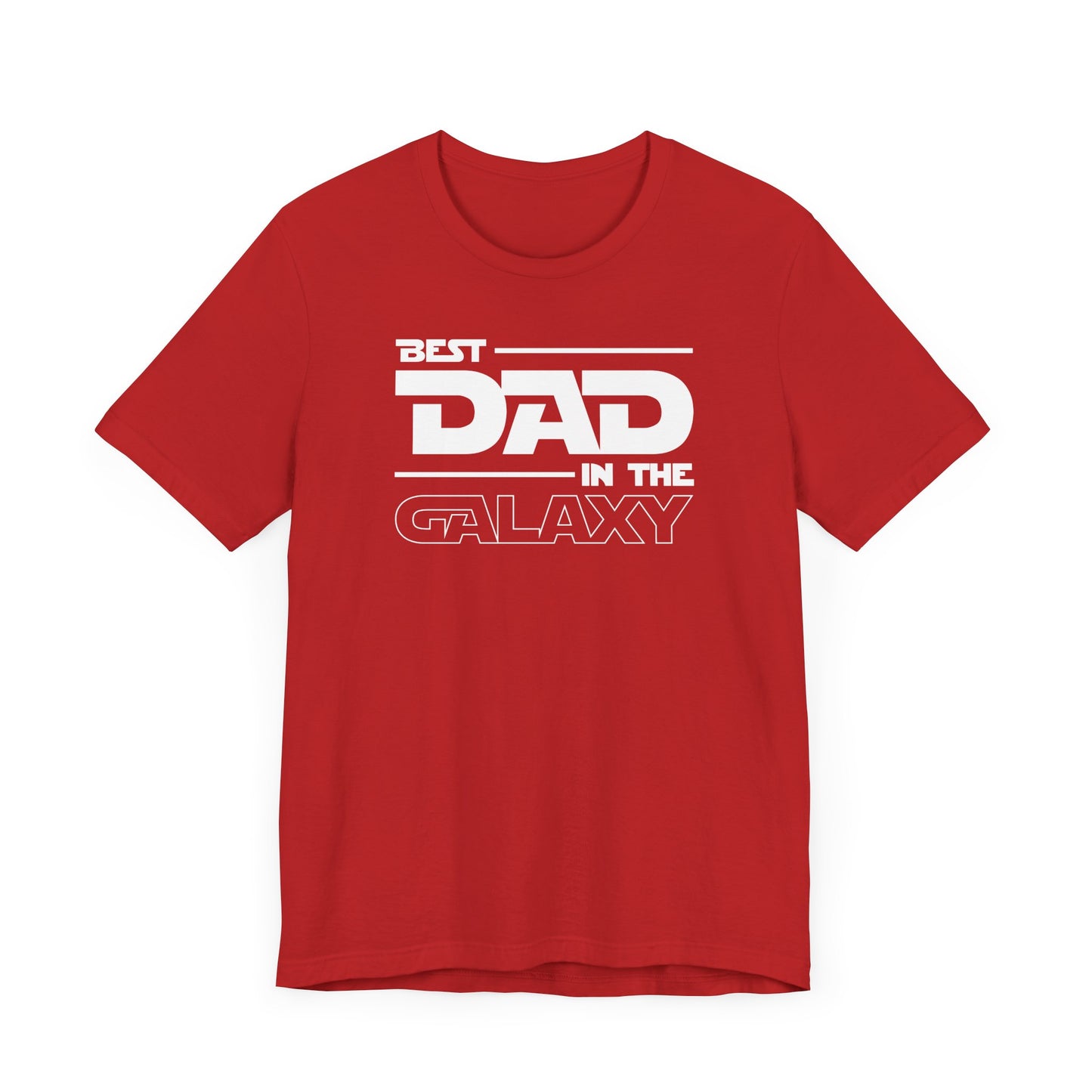 Best Dad In The Galaxy Men's Jersey Short Sleeve Tee