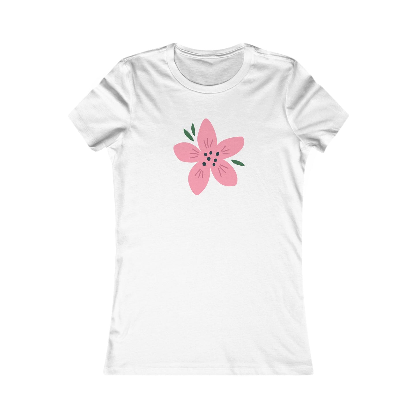 Women's Favorite T-Shirt "Orange Blossom Bliss" Playful Citrus Sinensis Flower