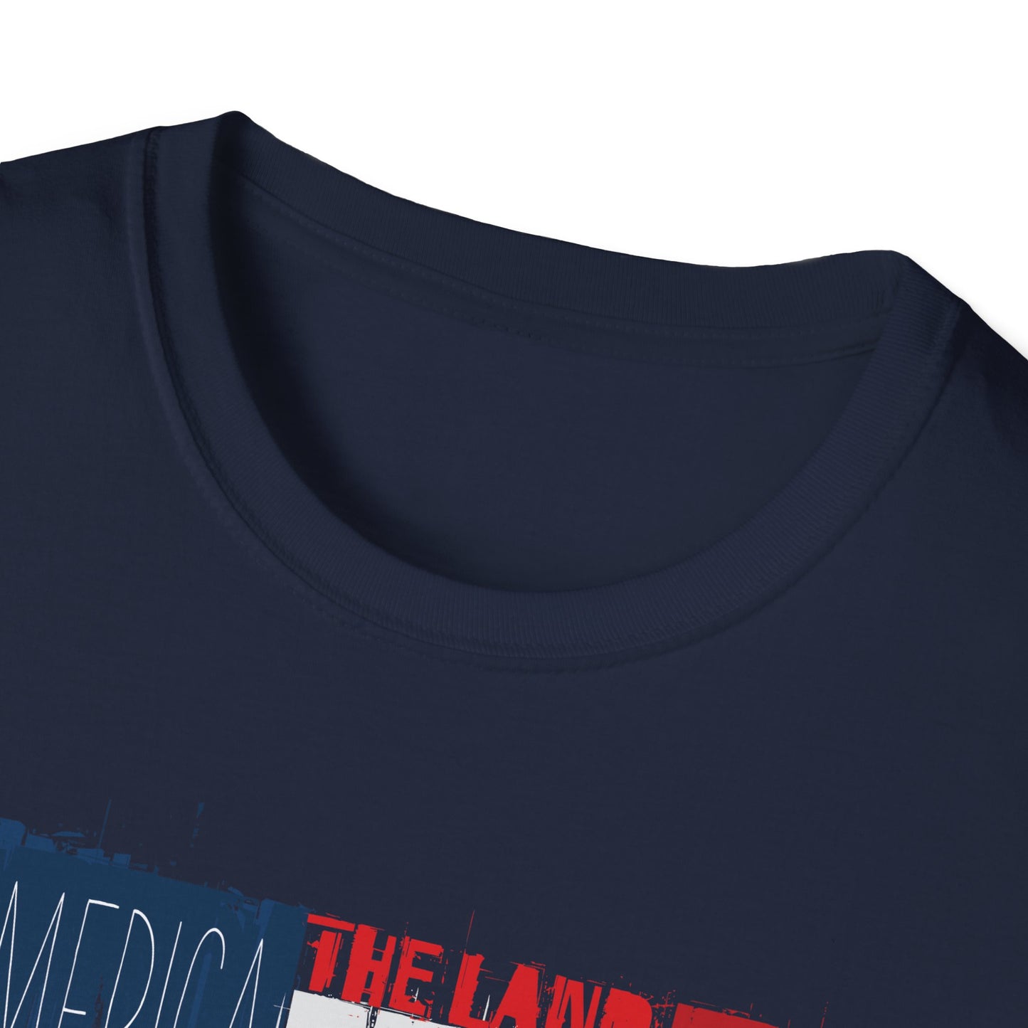 America The Land Of The Free Unisex Softstyle T-Shirt