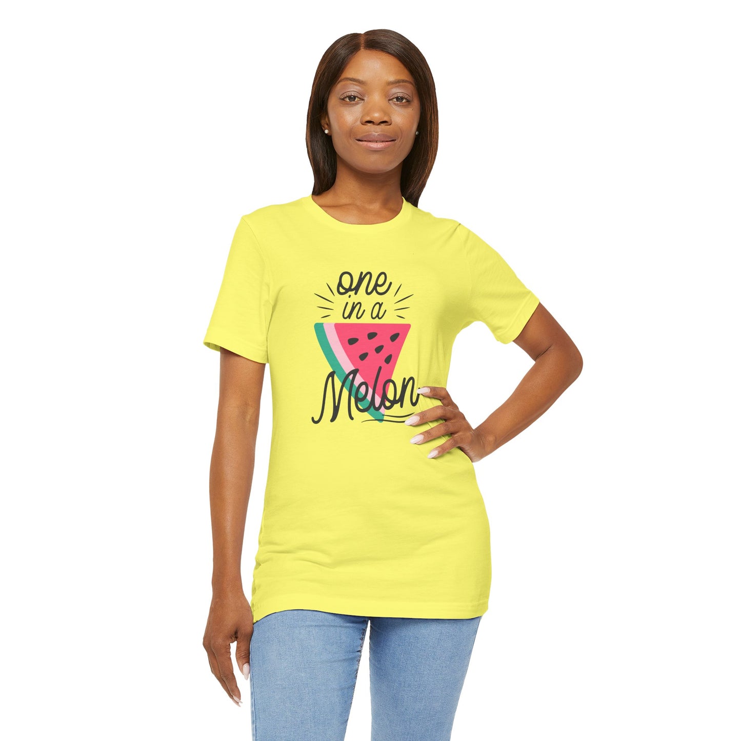 One In A Melon Unisex Jersey Short Sleeve Tee Soft Cotton