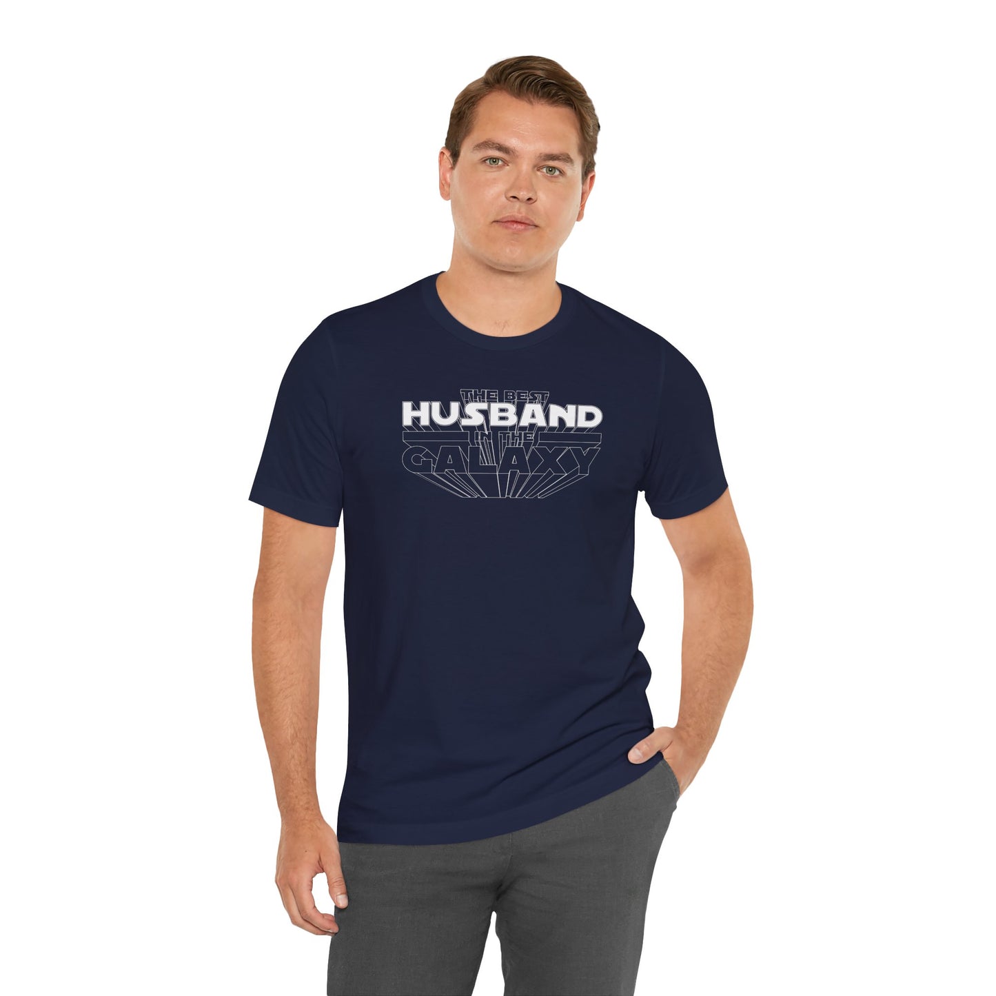 Best Husband In The Galaxy Men's Jersey Short Sleeve Tee
