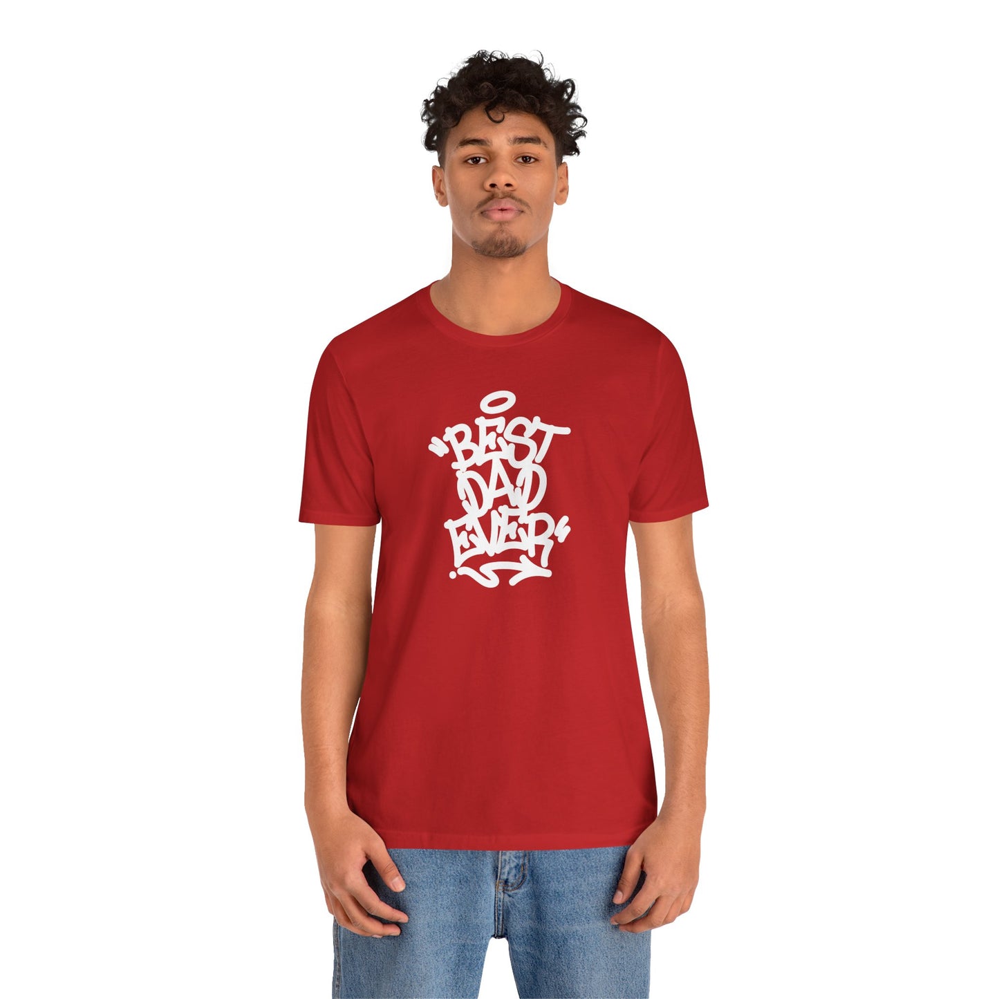 Best Dad Ever Men's Jersey Short Sleeve Tee