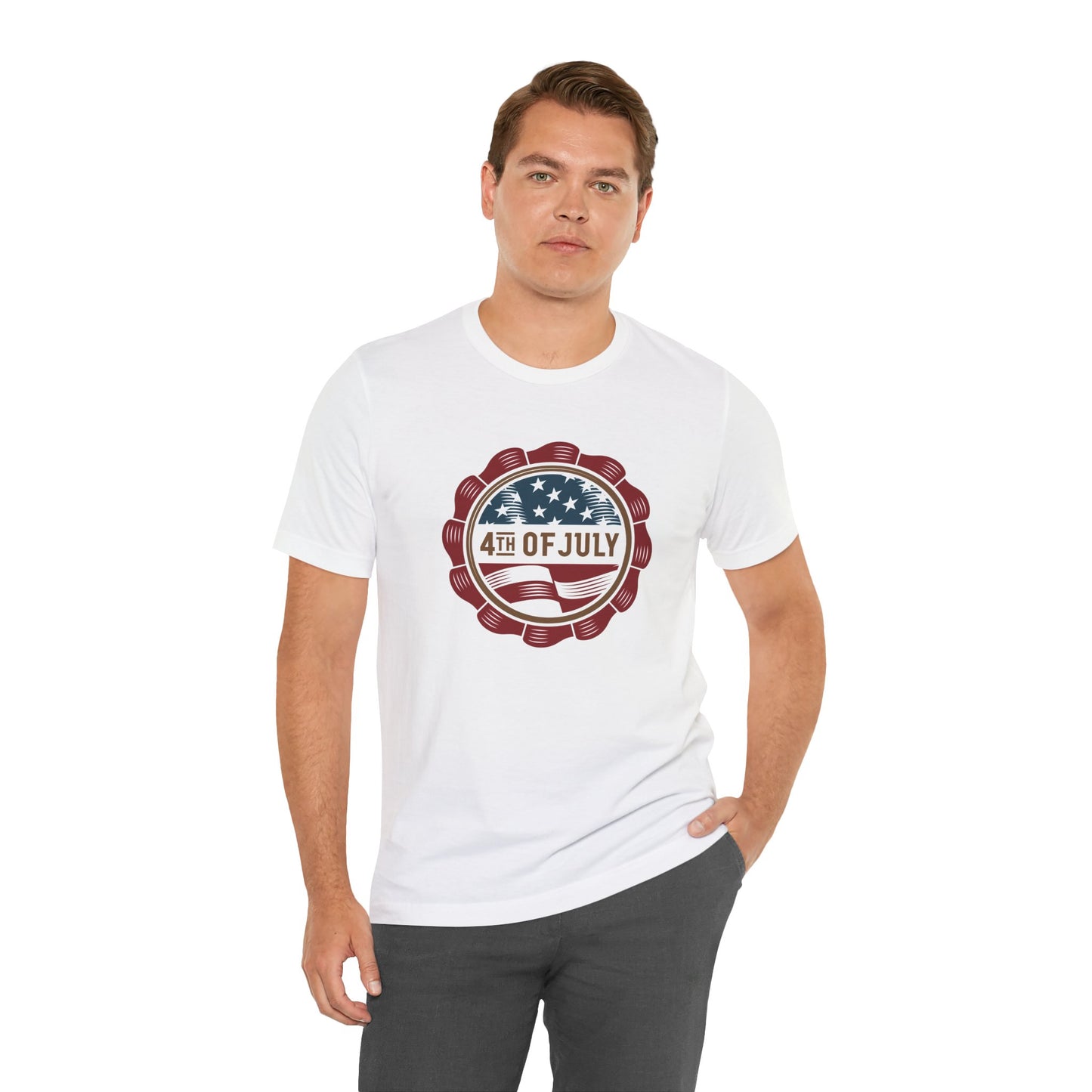 4th of July Unisex Jersey Short Sleeve Tee
