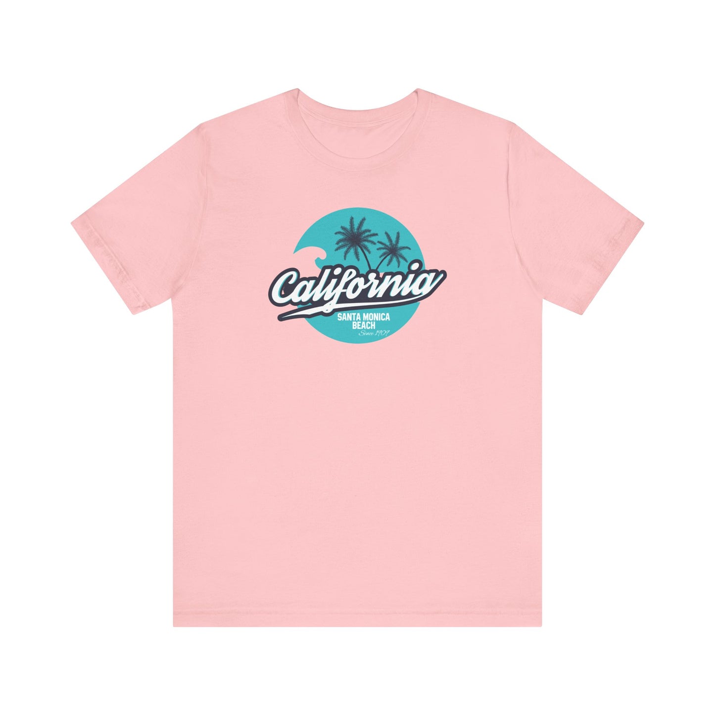 California Santa Monica Beach Unisex Jersey Short Sleeve Tee