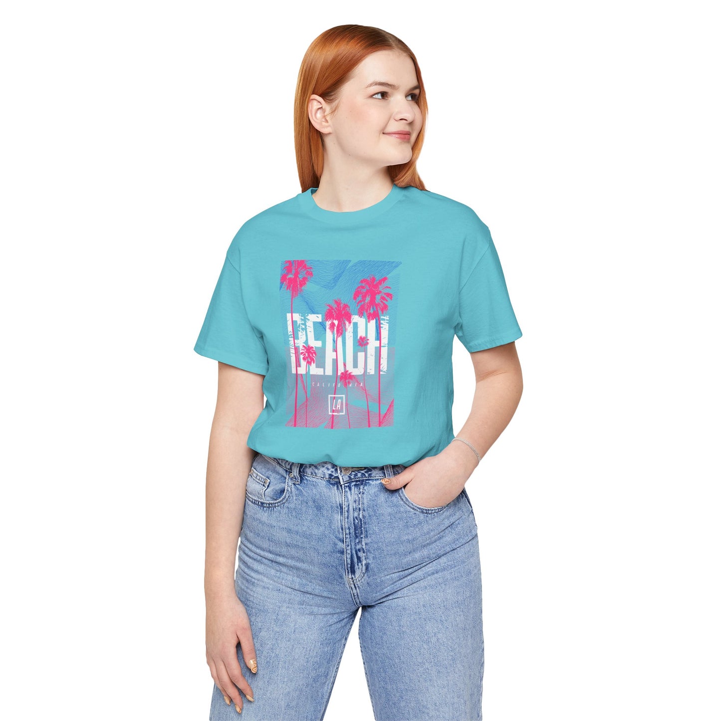 Beach California Unisex Jersey Short Sleeve Tee
