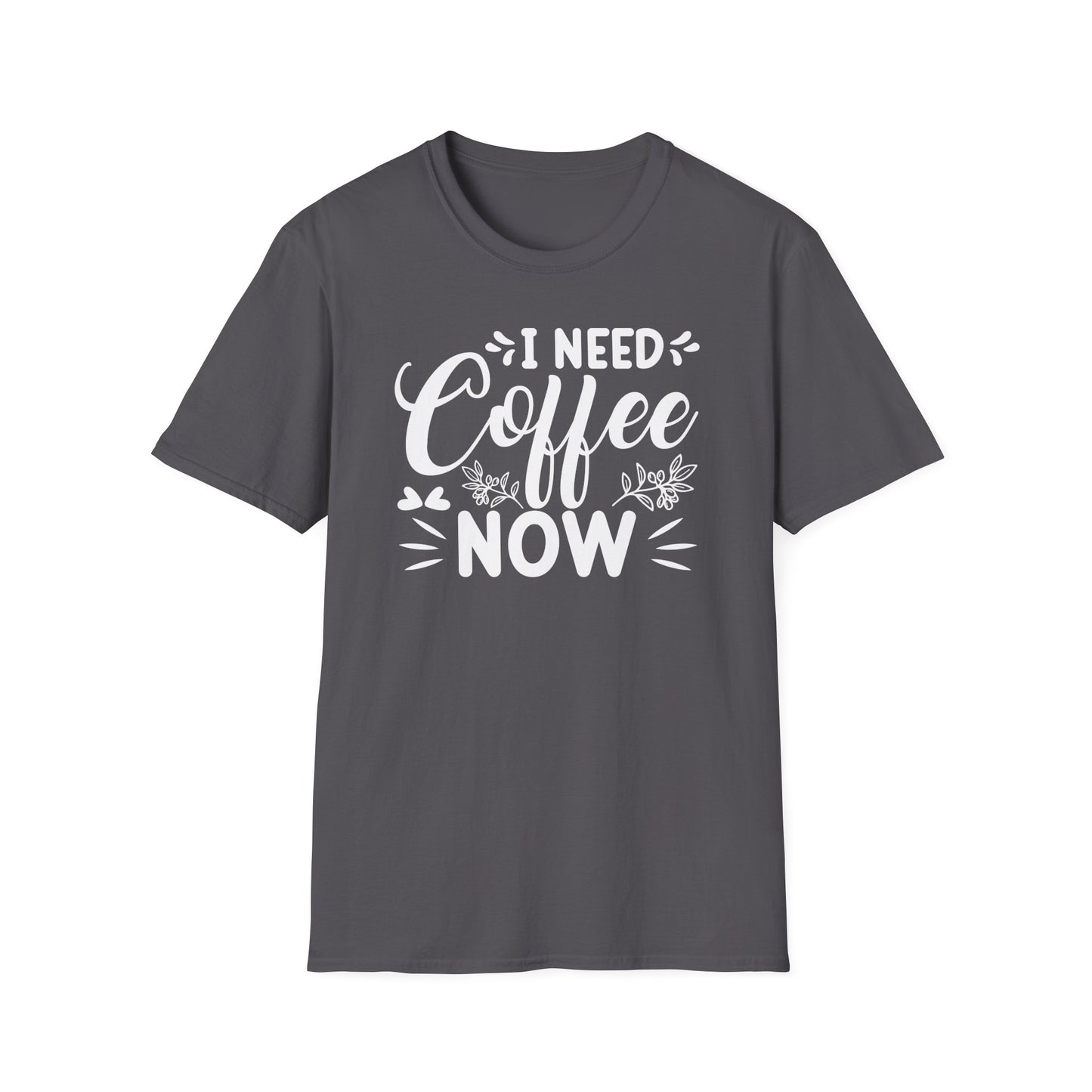 I Need Coffee Now Softstyle T-Shirt
