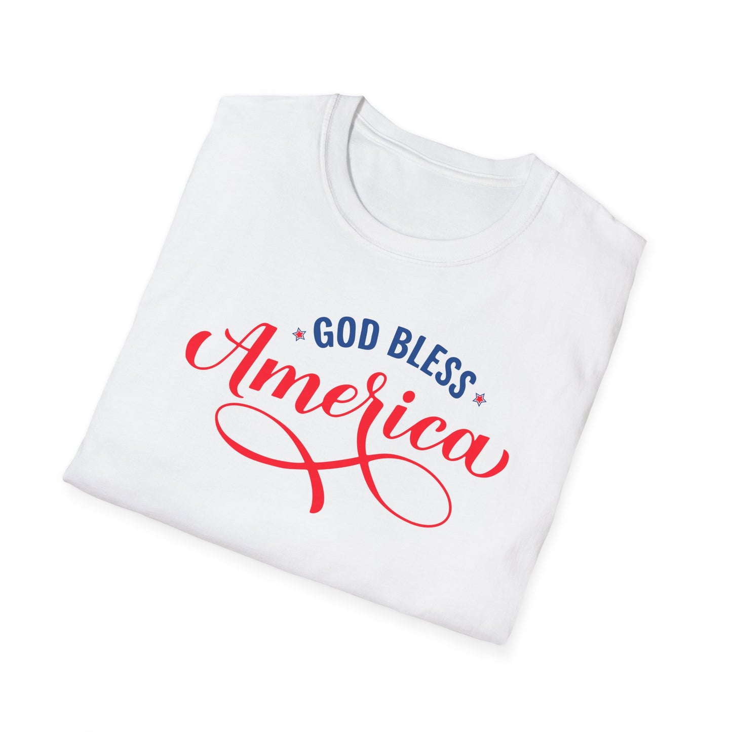 God Bless America Unisex Softstyle T-Shirt
