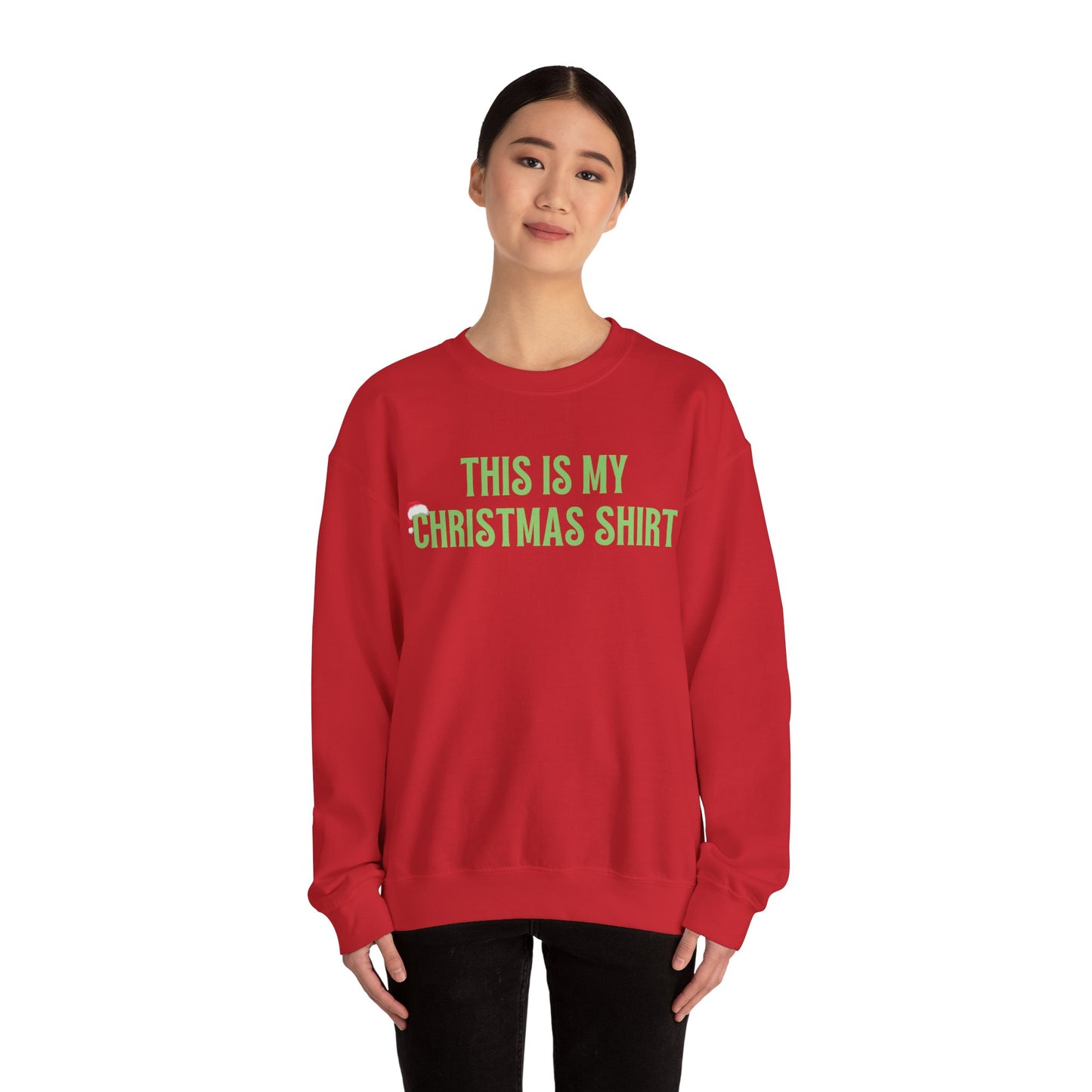 Unisex Heavy Blend Crewneck Sweatshirt This Is My Christmas Shirt πβ¨