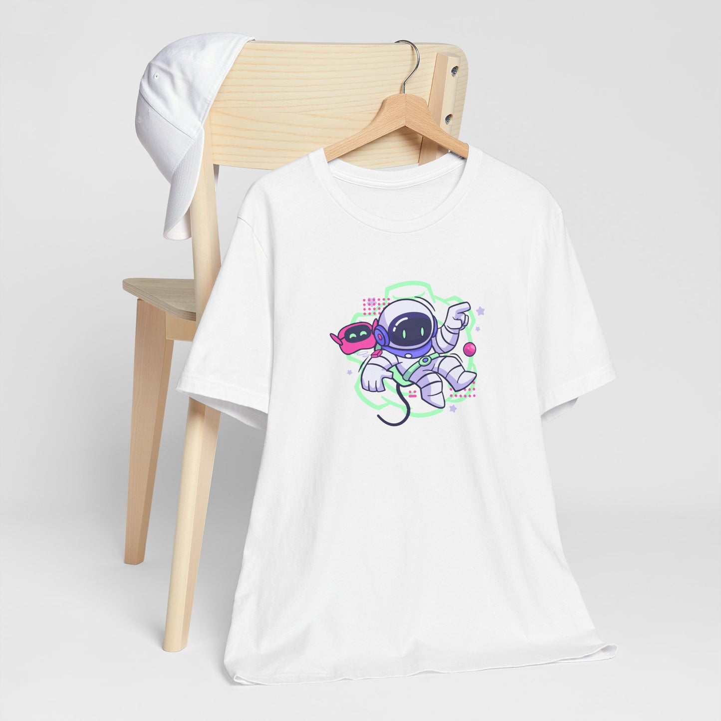 Astronaut In Space Unisex Jersey Short Sleeve Tee